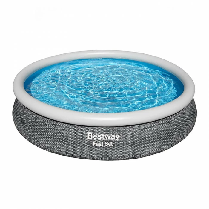 Piscine Autoportée Bestway Fast Set™ Aspect Rotin 3,66 X 0,76 M