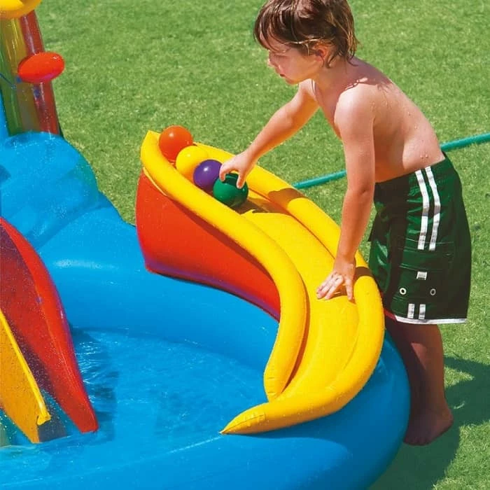 Aire De Jeux Gonflable Arc-en-Ciel Intex – Image 2