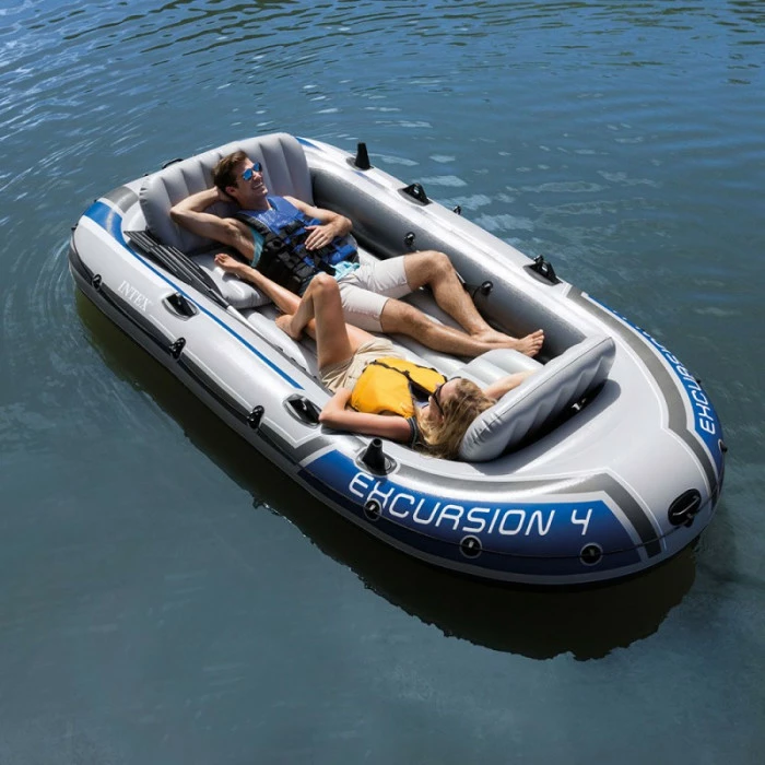 Set Bateau Gonflable 4 Places Intex Excursion 4 – Image 10