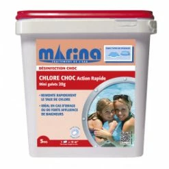 Marina Désinfection Choc - Mini-galets Chlore Choc Action Rapide 5kg