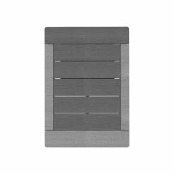 Caillebotis En Lames Composites Pour Douche Solaire Formidra - Dark Grey