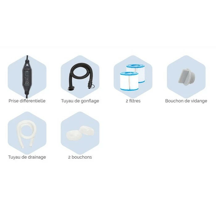 Spa Portable Netspa Vita 4 Personnes Avec Mobilier – Image 2