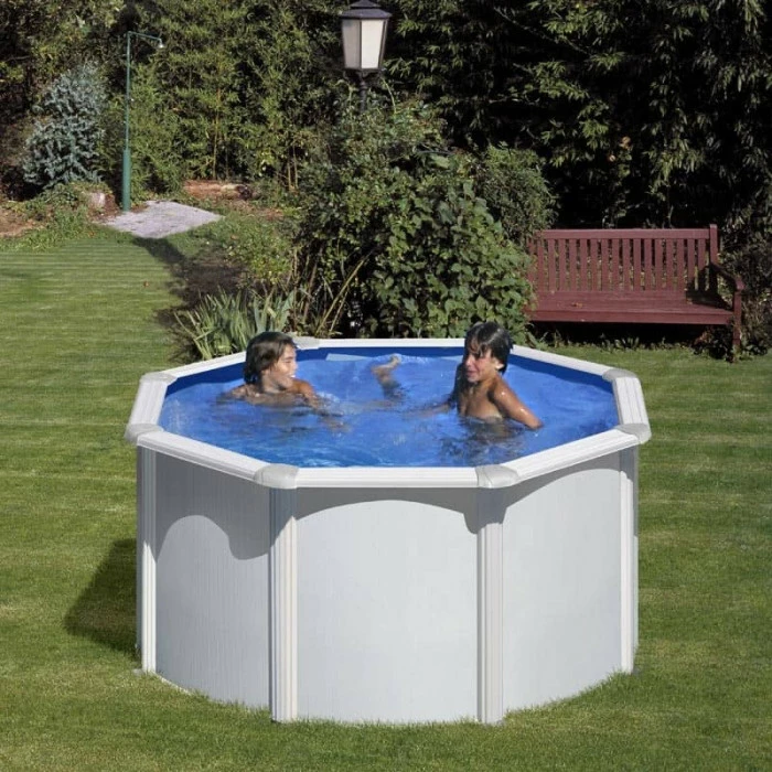 GRE Piscine Ronde Acier Gré Fidji - 2,40 X 1,20 M – Image 2