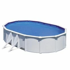GRE Piscine Ovale Acier Gré Fidji - 6,10 X 3,75 X 1,20 M