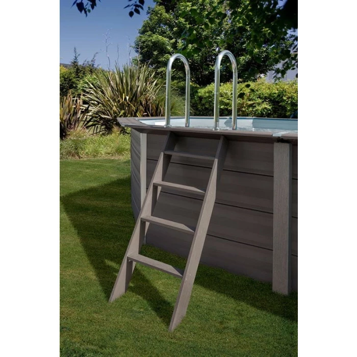 GRE Piscine Carrée Composite Gré 3,26 X 3,26 X 0,96 M – Image 4