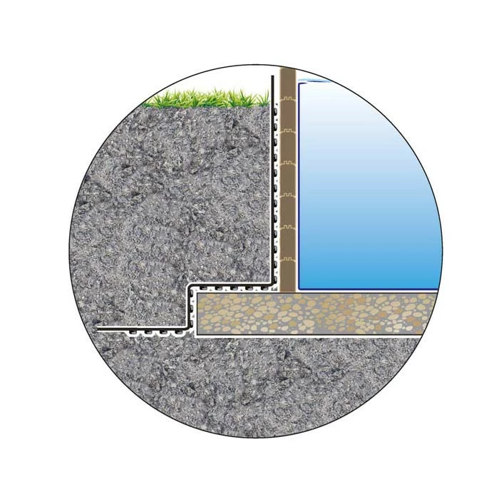 Nappe Drainante En Polyéthylène Ubbink 1,5 X 20 M Pour Piscine En Bois – Image 2