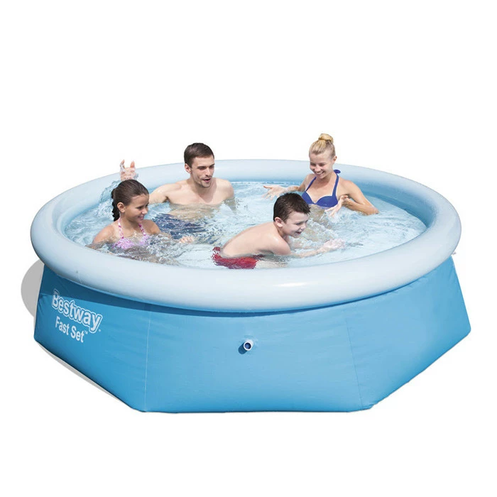 Piscine Hors Sol Bestway Fast Set 2,44 X 0,61 M Avec Filtre à Cartouche