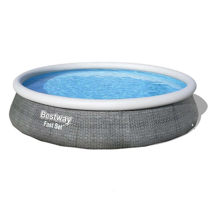 Piscine Autoportée Bestway Fast Set Aspect Rotin 3,96 X 0,84 M