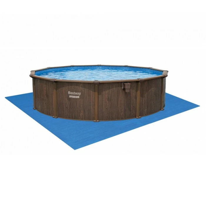 Piscine En Acier Bestway Hydrium Effet Bois Ø 5,50 X H 1,30 M – Image 6