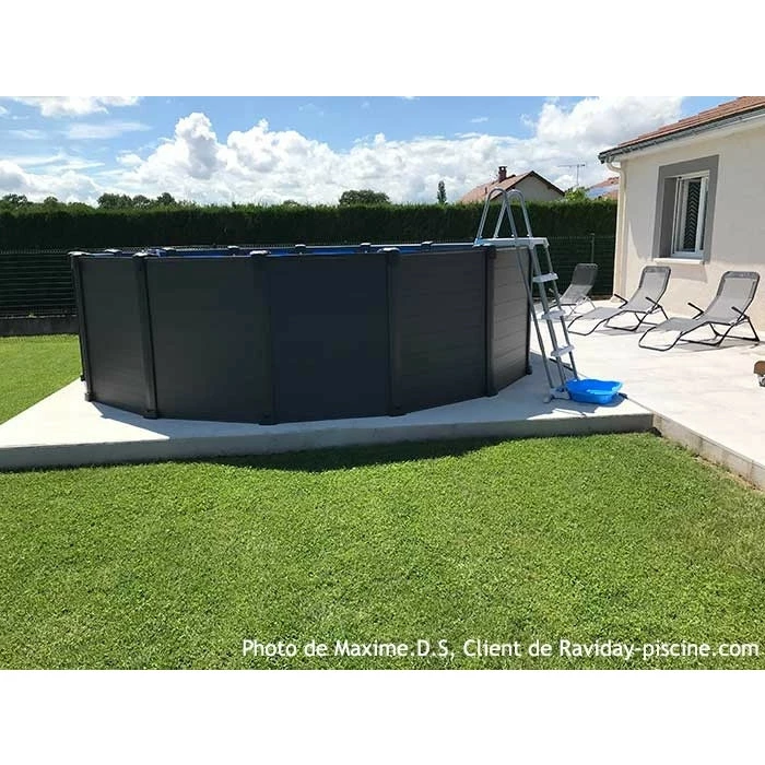 Piscine Tubulaire Ronde Intex Graphite 4.78 X 1.24 M – Image 7