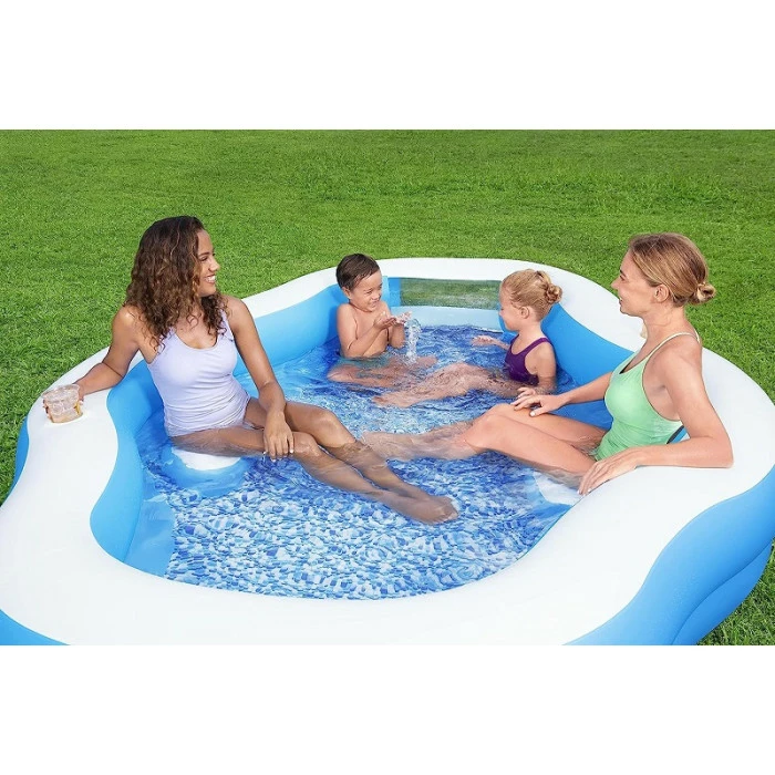 Piscine Gonflable Bestway Splash View Avec Sièges Et Hublot – Image 4