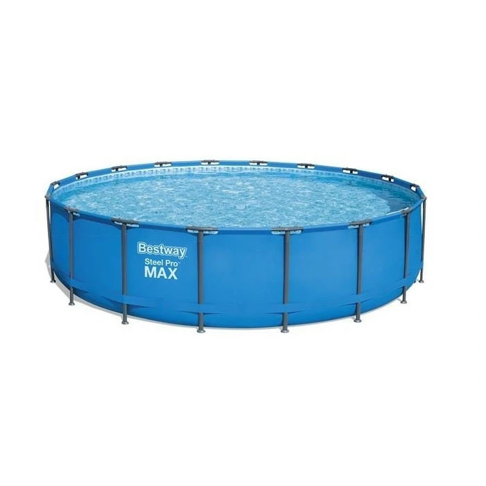 Piscine Tubulaire Ronde Bestway Steel Pro Max Bleu 5,49 X 1,22 M