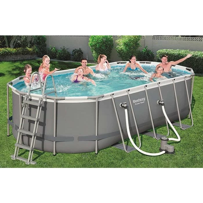 Piscine Tubulaire Ovale Bestway Power Steel 5,49 X 2,74 X 1,22 M – Image 4