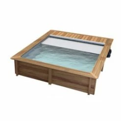 Piscine Urbaine Procopi En Bois 4,2 X 3,5 M - Couverture Automatique