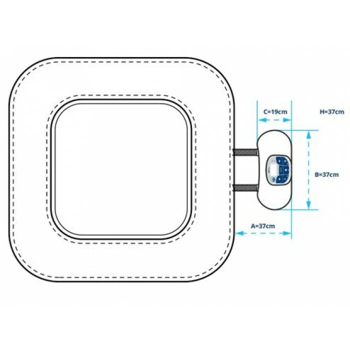 Spa Gonflable Netspa Caïman 4 Personnes – Image 4