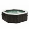 Structure Gonflable Seule Pour Spa Bulles/Jets Octogonal Noir 4 Personnes Intex (réf. 28454EX)