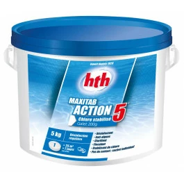 HTH Maxitab Action 5 - Galets De Chlore Stabilisé 5kg